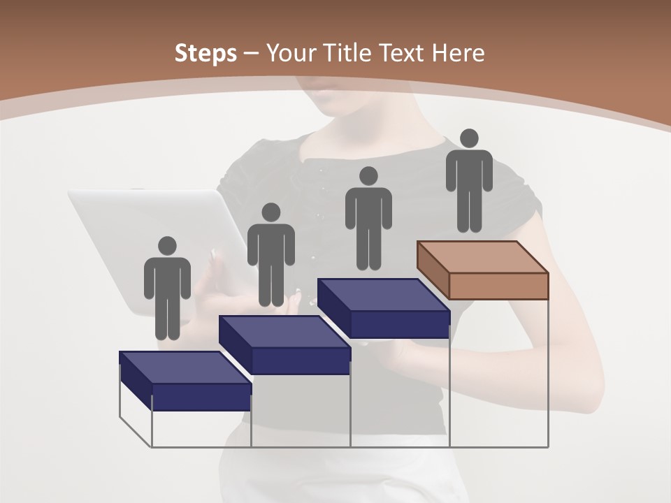 Person Female Work PowerPoint Template