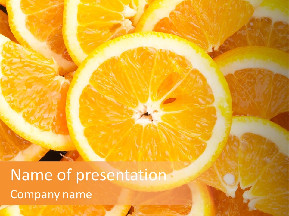 Nobody Vegetarian Fresh PowerPoint Template