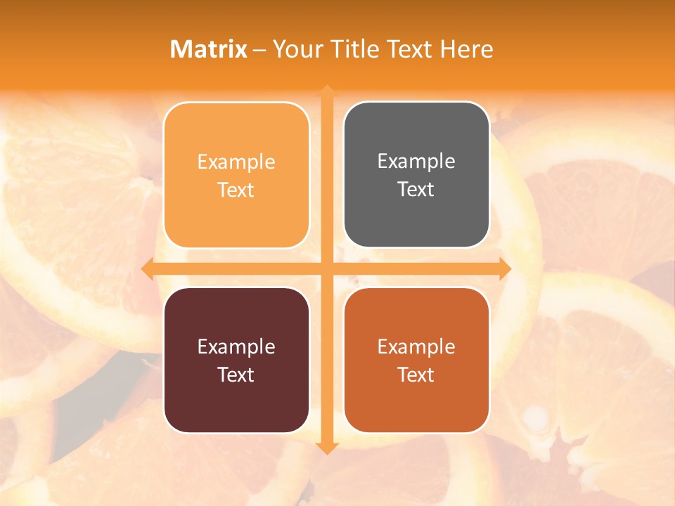 Nobody Vegetarian Fresh PowerPoint Template