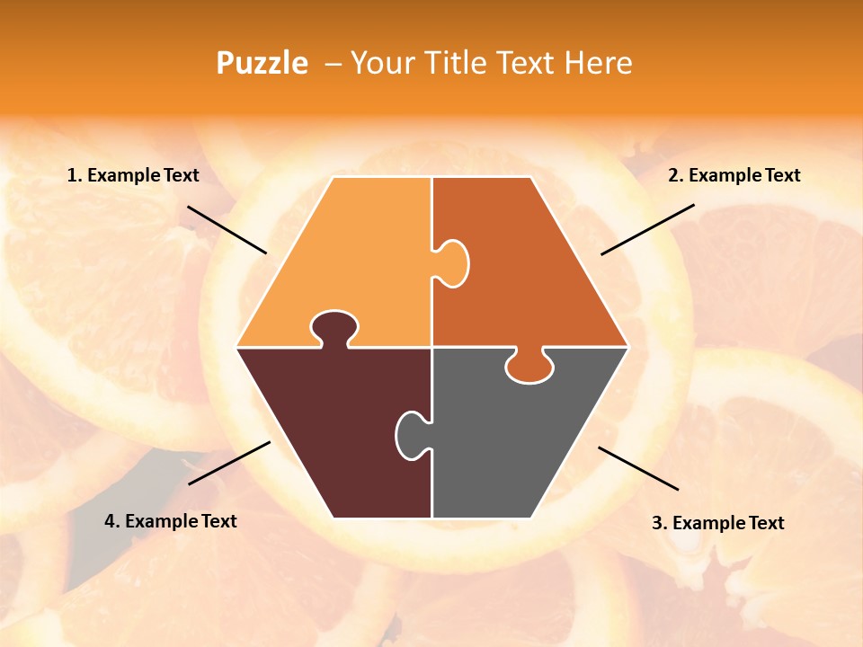 Nobody Vegetarian Fresh PowerPoint Template