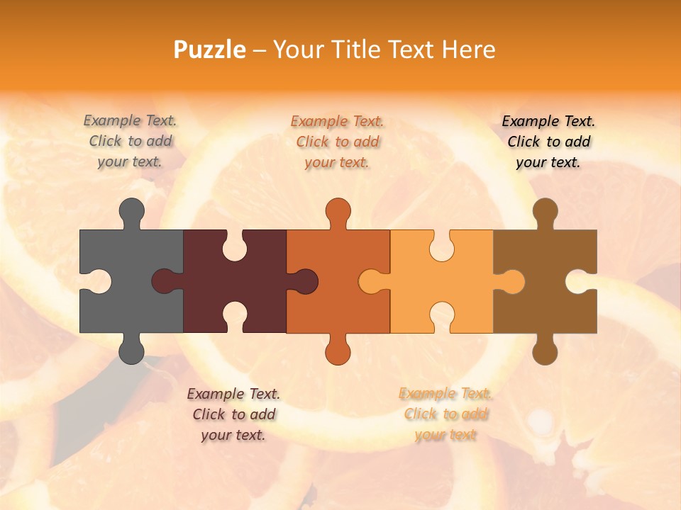 Nobody Vegetarian Fresh PowerPoint Template