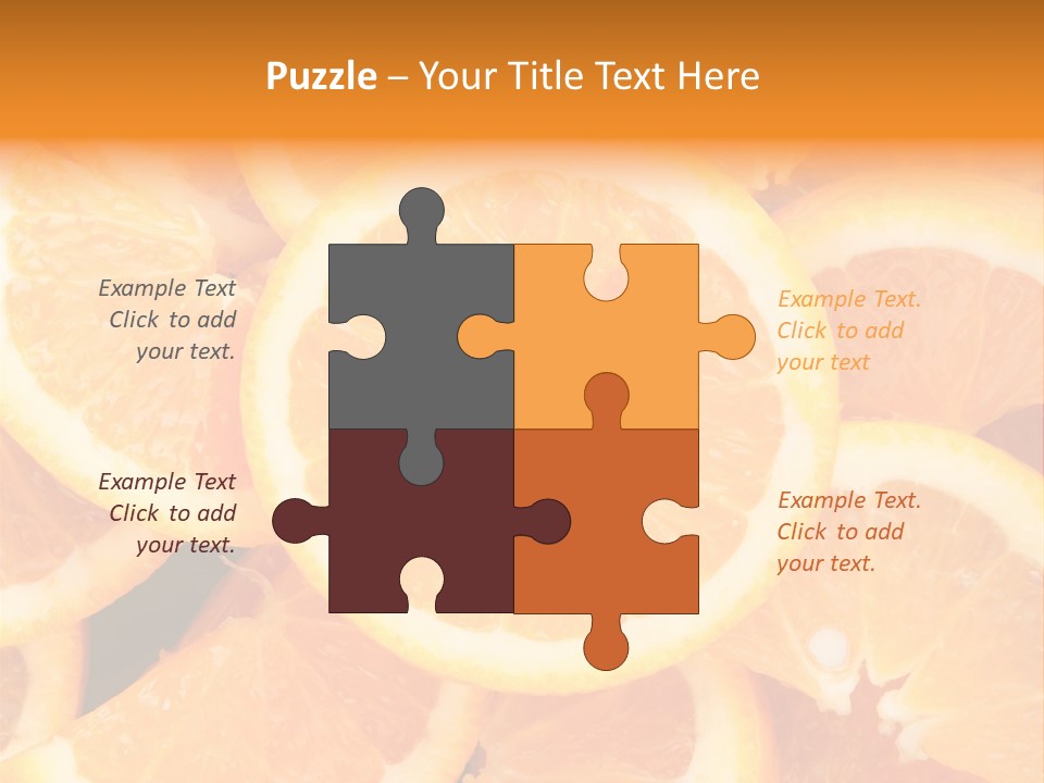 Nobody Vegetarian Fresh PowerPoint Template