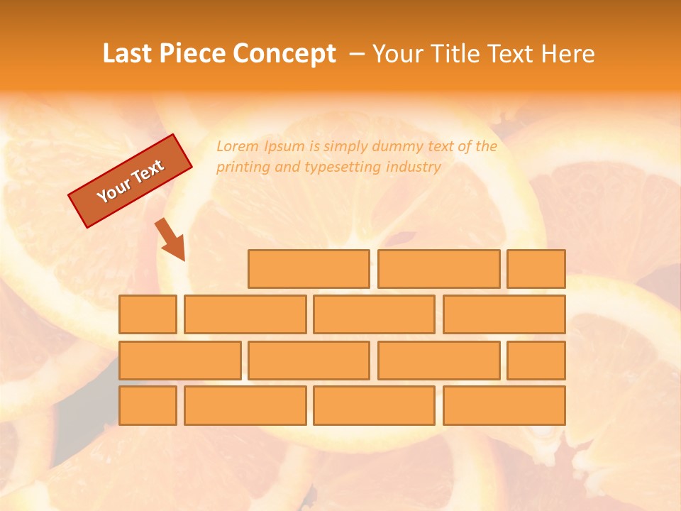 Nobody Vegetarian Fresh PowerPoint Template