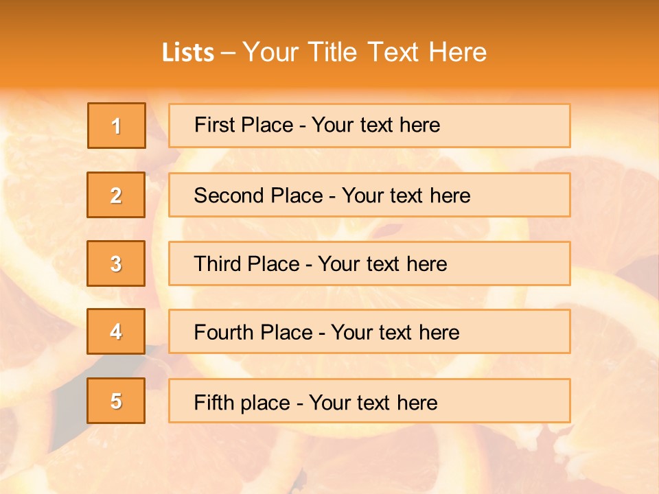 Nobody Vegetarian Fresh PowerPoint Template