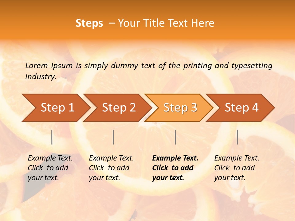 Nobody Vegetarian Fresh PowerPoint Template