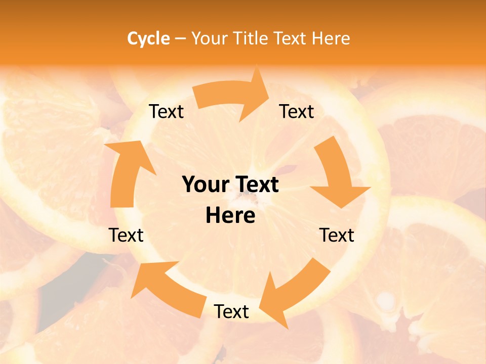 Nobody Vegetarian Fresh PowerPoint Template