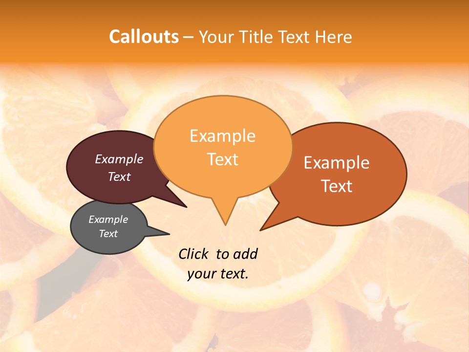 Nobody Vegetarian Fresh PowerPoint Template
