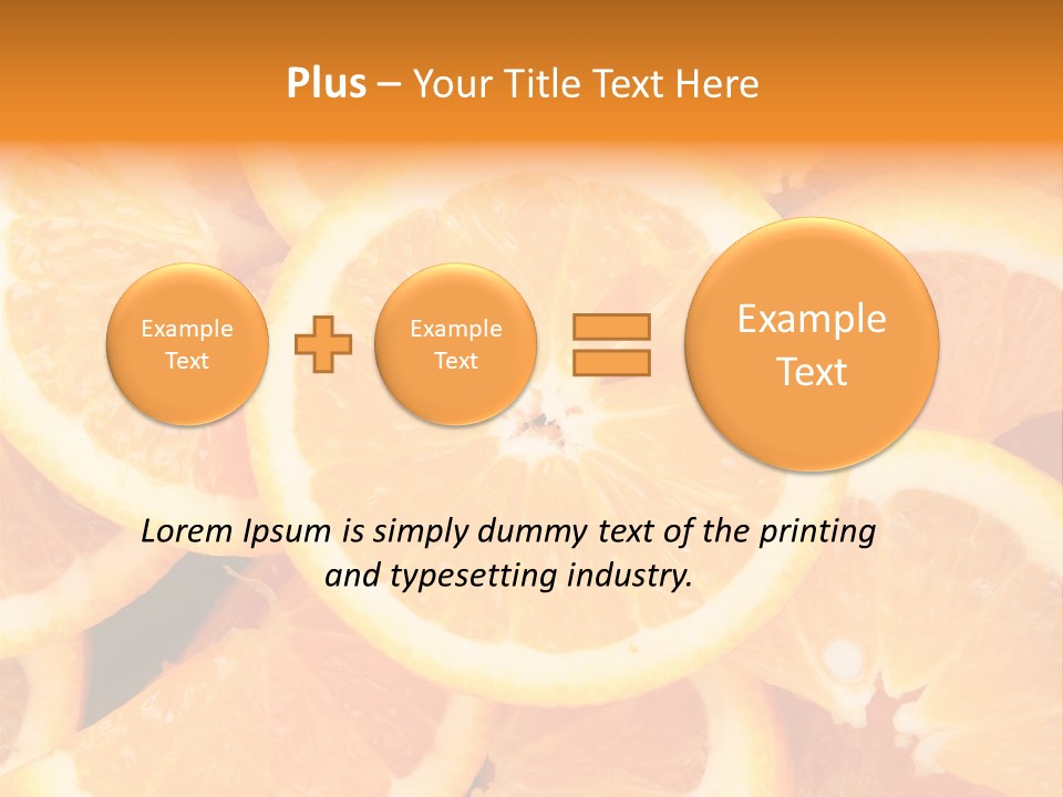 Nobody Vegetarian Fresh PowerPoint Template
