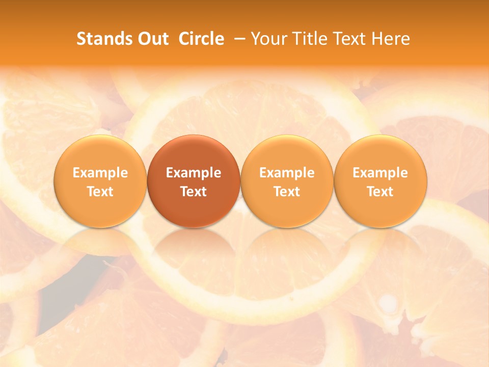 Nobody Vegetarian Fresh PowerPoint Template