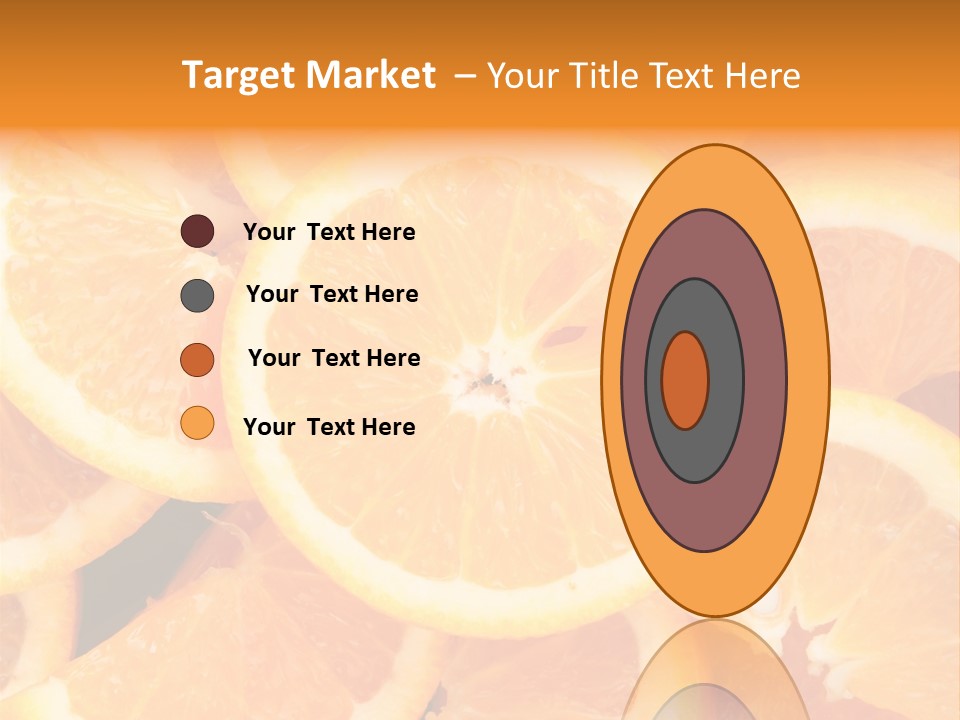 Nobody Vegetarian Fresh PowerPoint Template