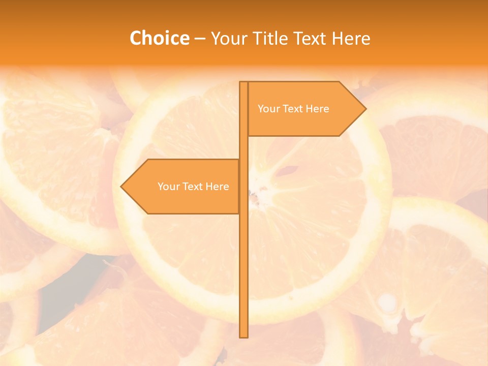Nobody Vegetarian Fresh PowerPoint Template