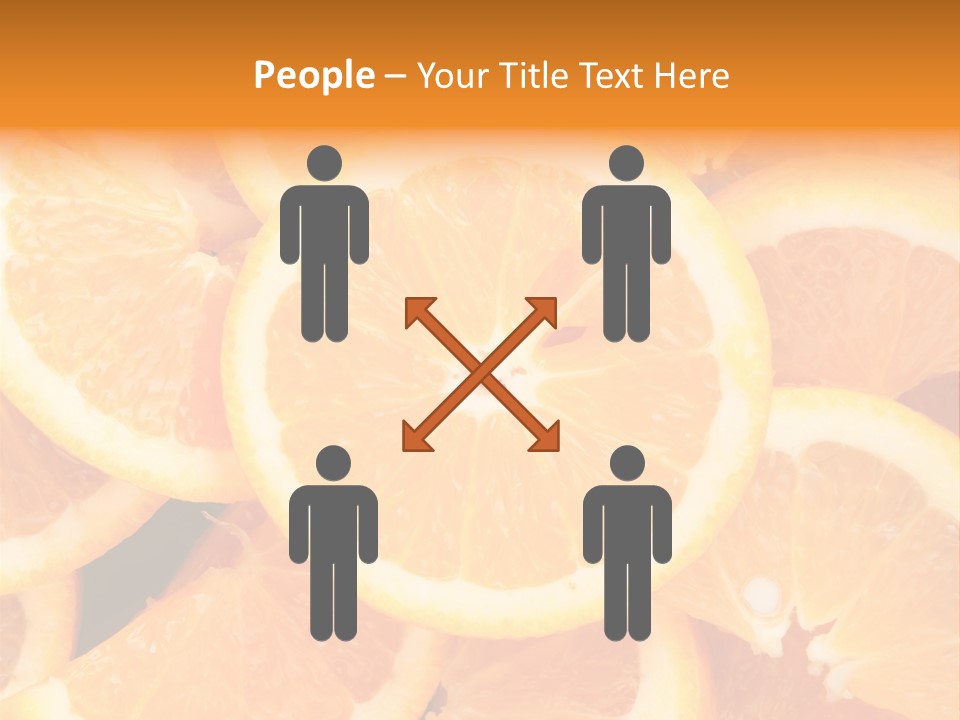 Nobody Vegetarian Fresh PowerPoint Template