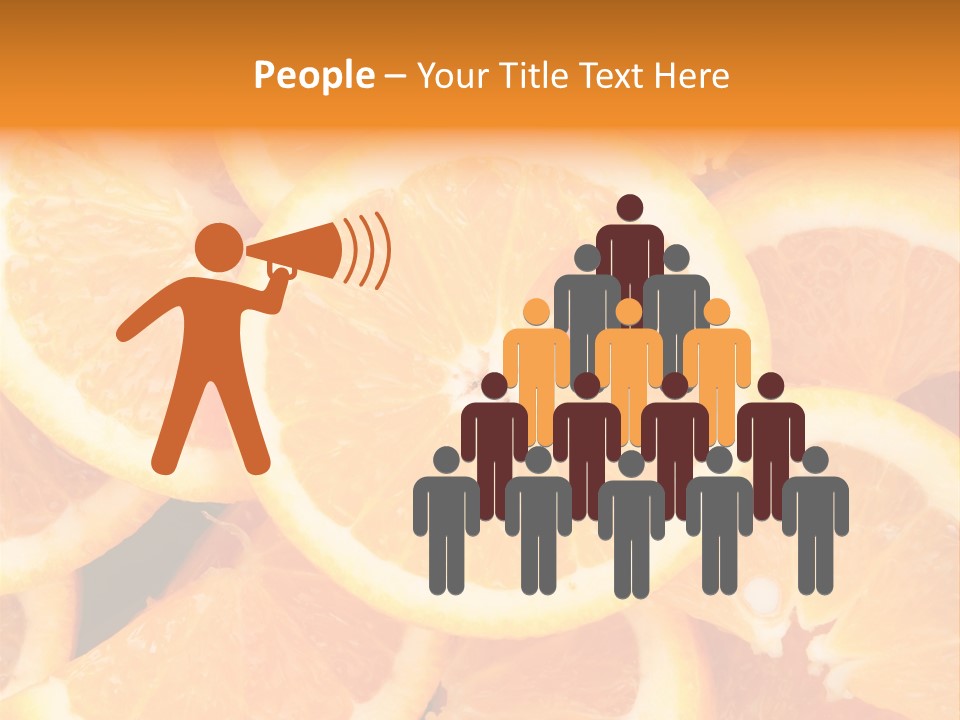 Nobody Vegetarian Fresh PowerPoint Template