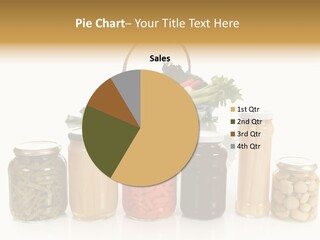 Jars White Corn PowerPoint Template