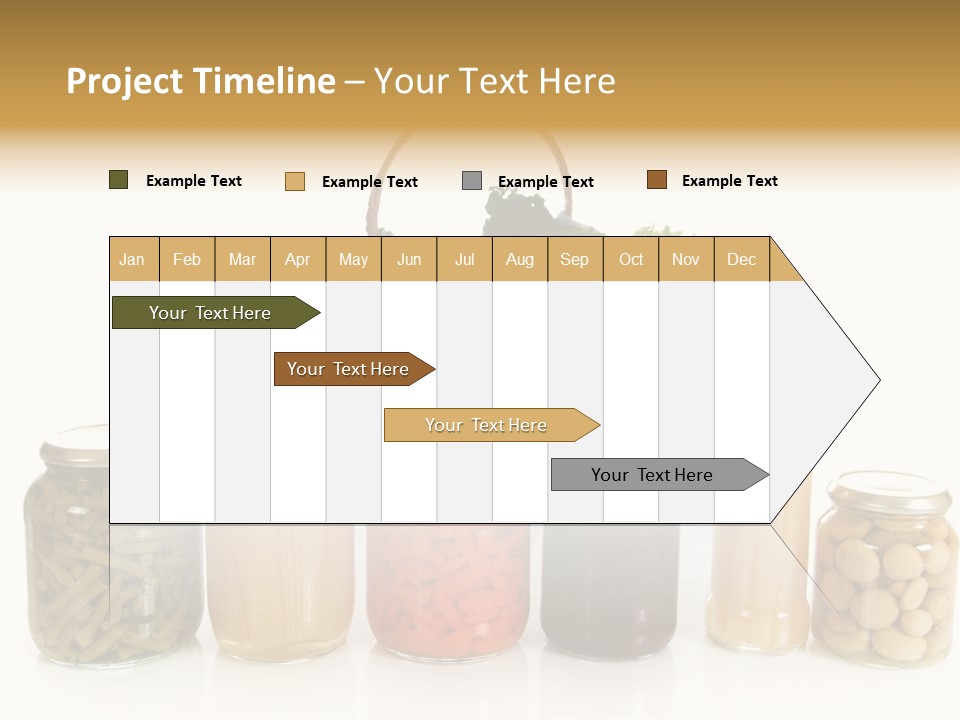 Jars White Corn PowerPoint Template
