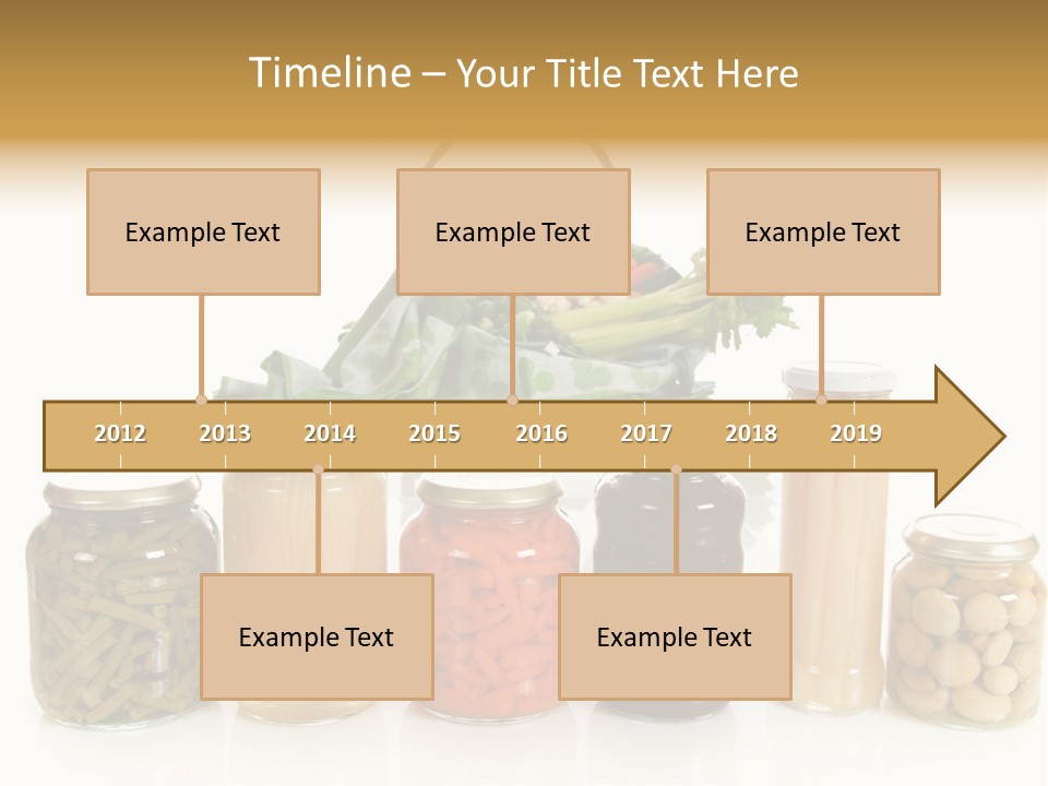 Jars White Corn PowerPoint Template