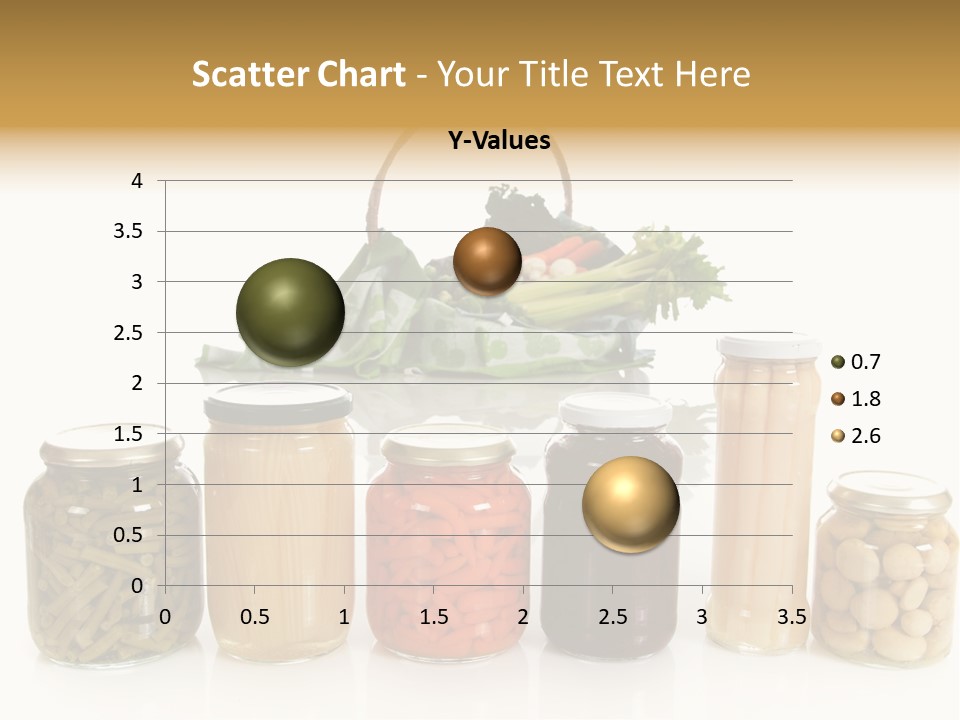 Jars White Corn PowerPoint Template