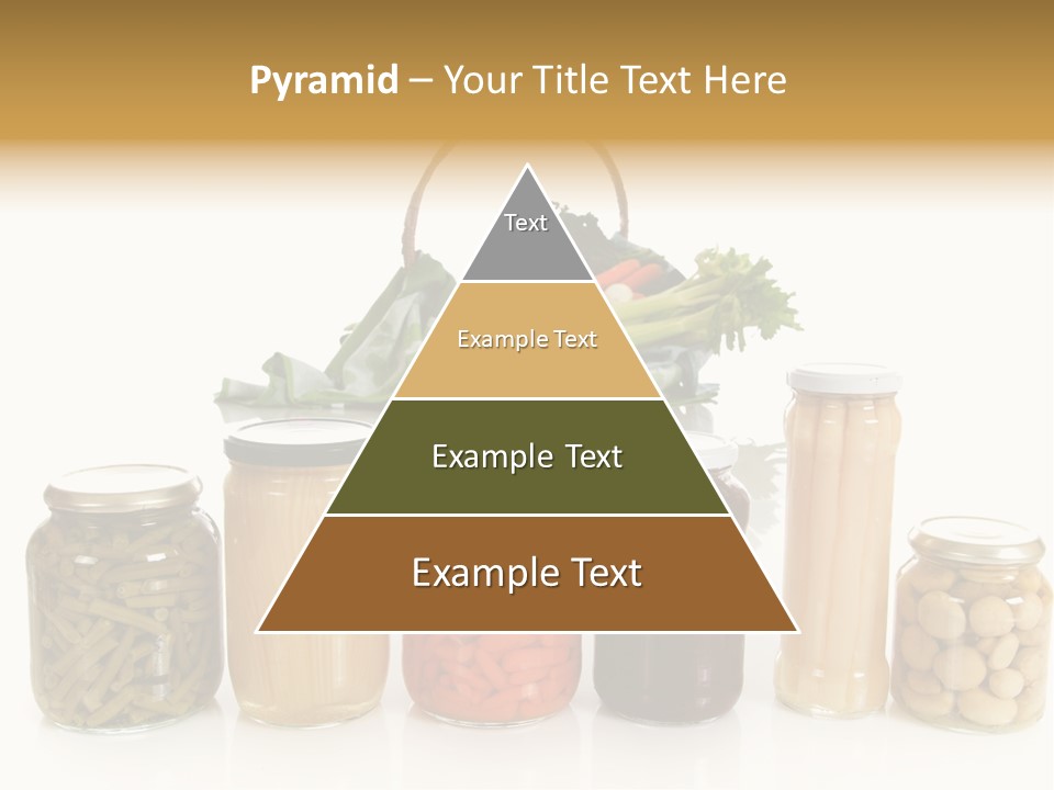 Jars White Corn PowerPoint Template