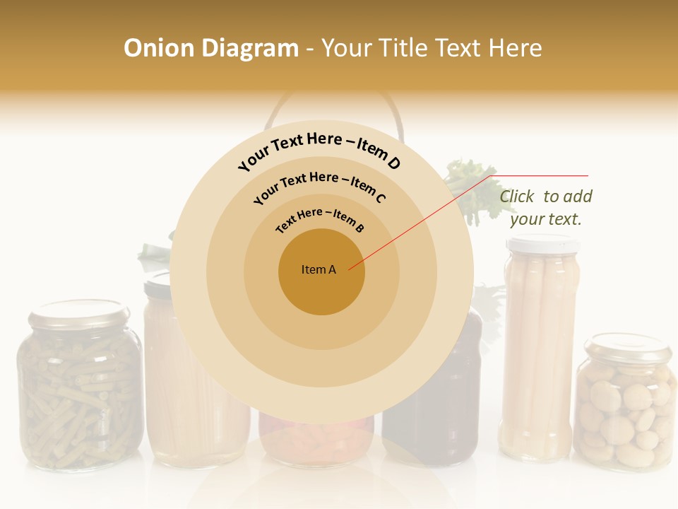 Jars White Corn PowerPoint Template