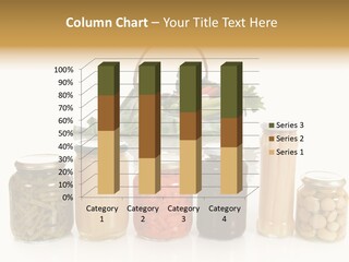 Jars White Corn PowerPoint Template