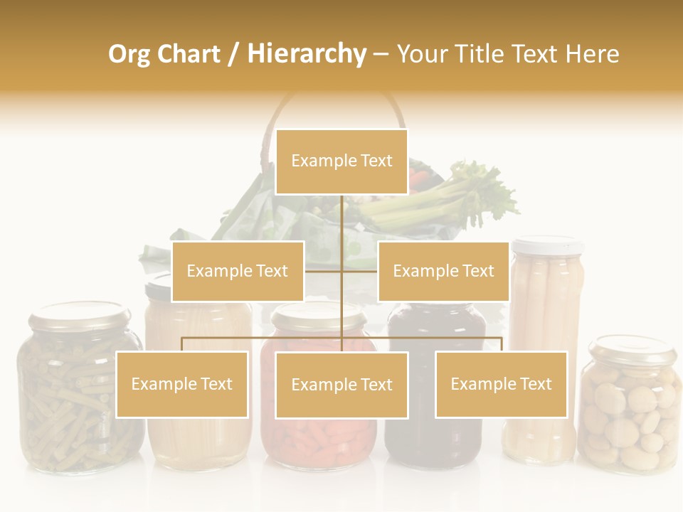 Jars White Corn PowerPoint Template