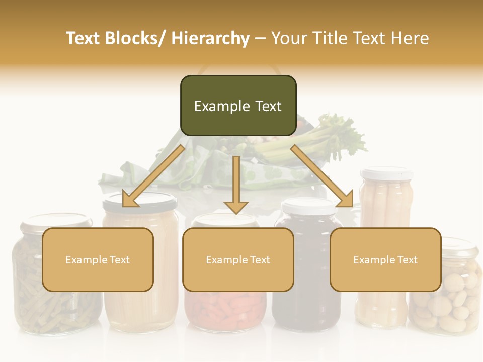 Jars White Corn PowerPoint Template