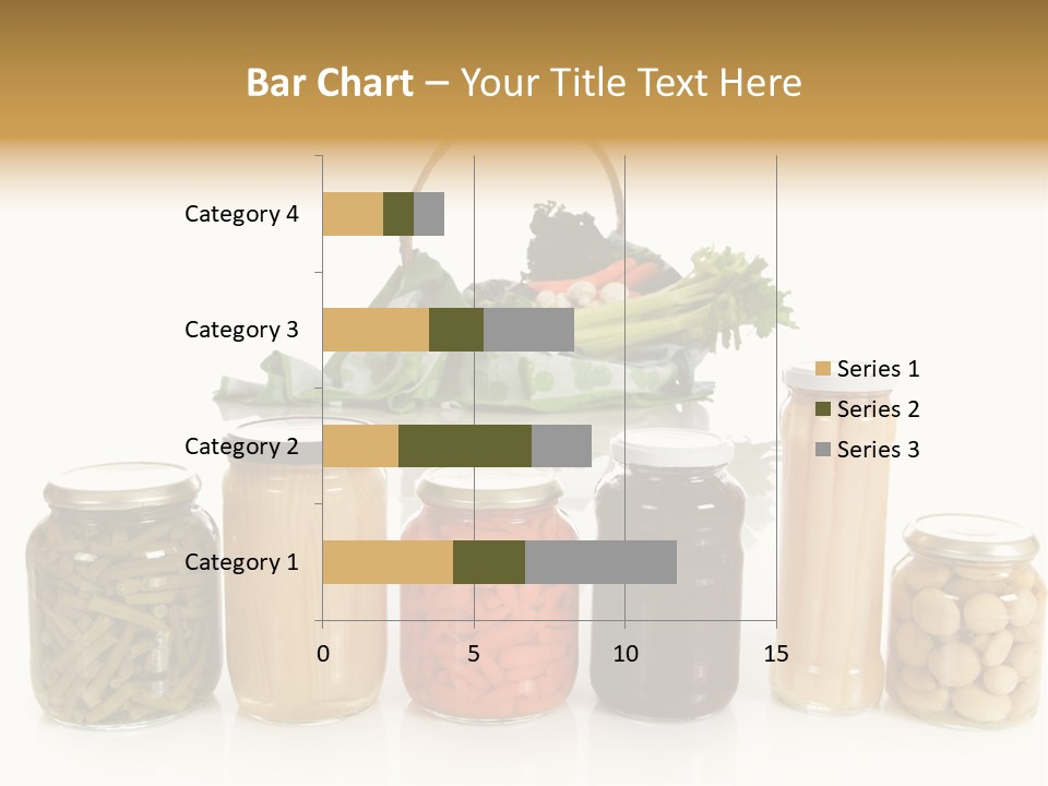 Jars White Corn PowerPoint Template