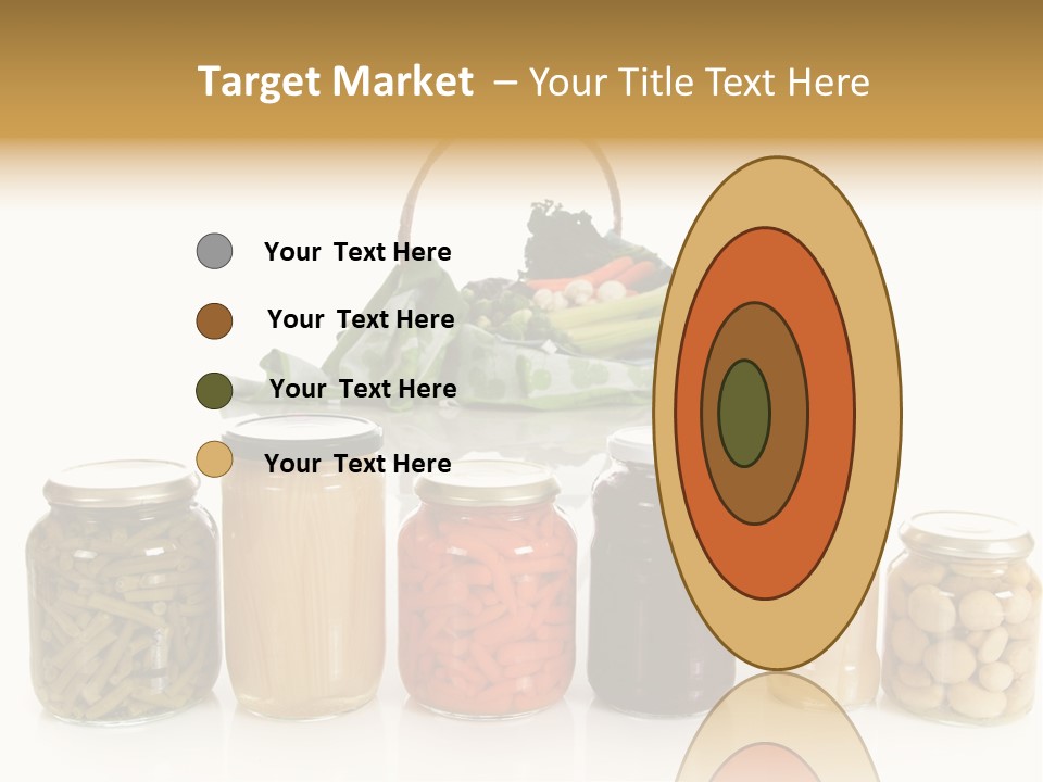 Jars White Corn PowerPoint Template