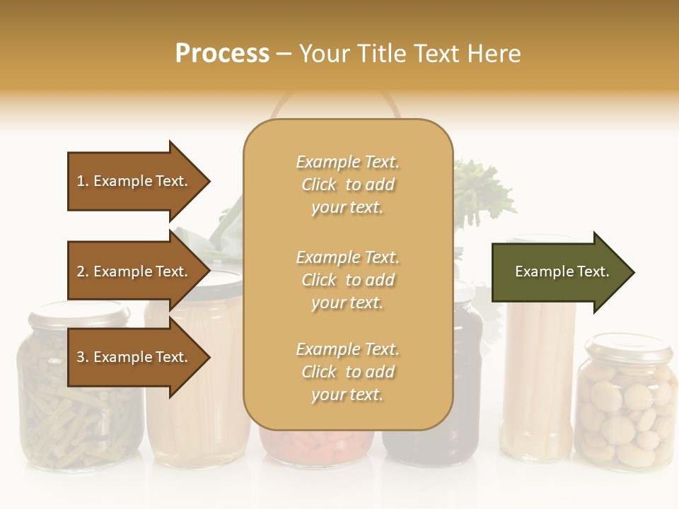 Jars White Corn PowerPoint Template