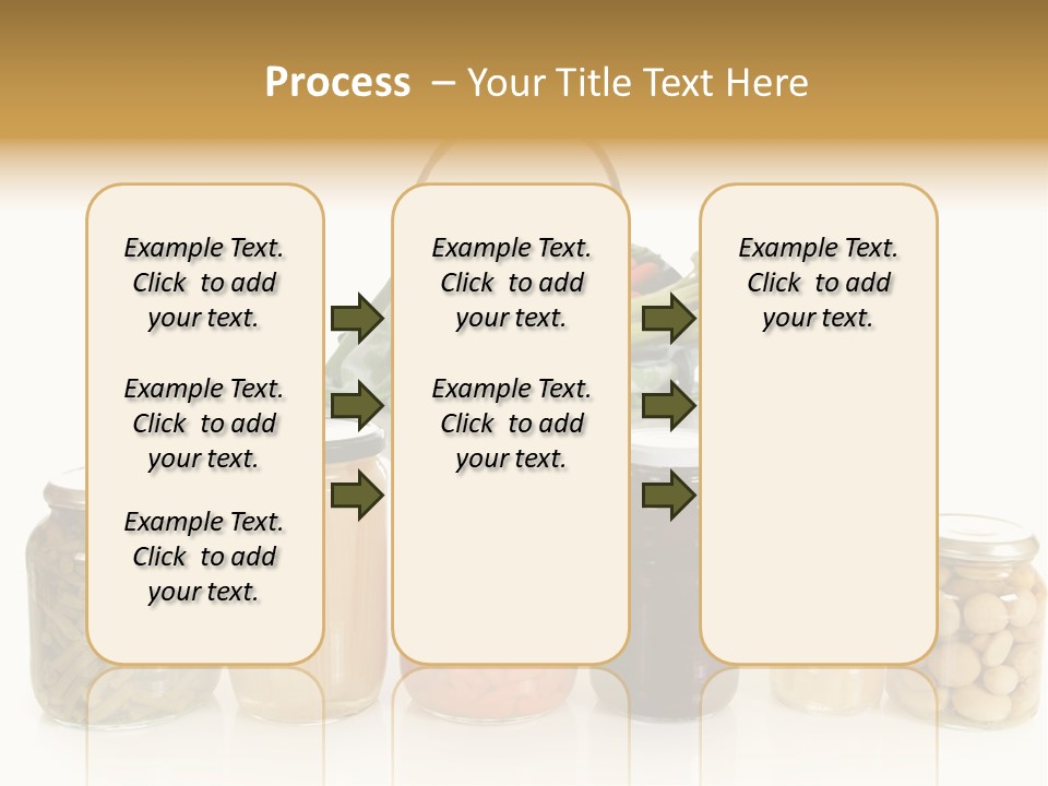 Jars White Corn PowerPoint Template