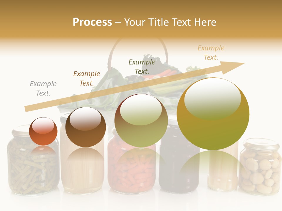 Jars White Corn PowerPoint Template