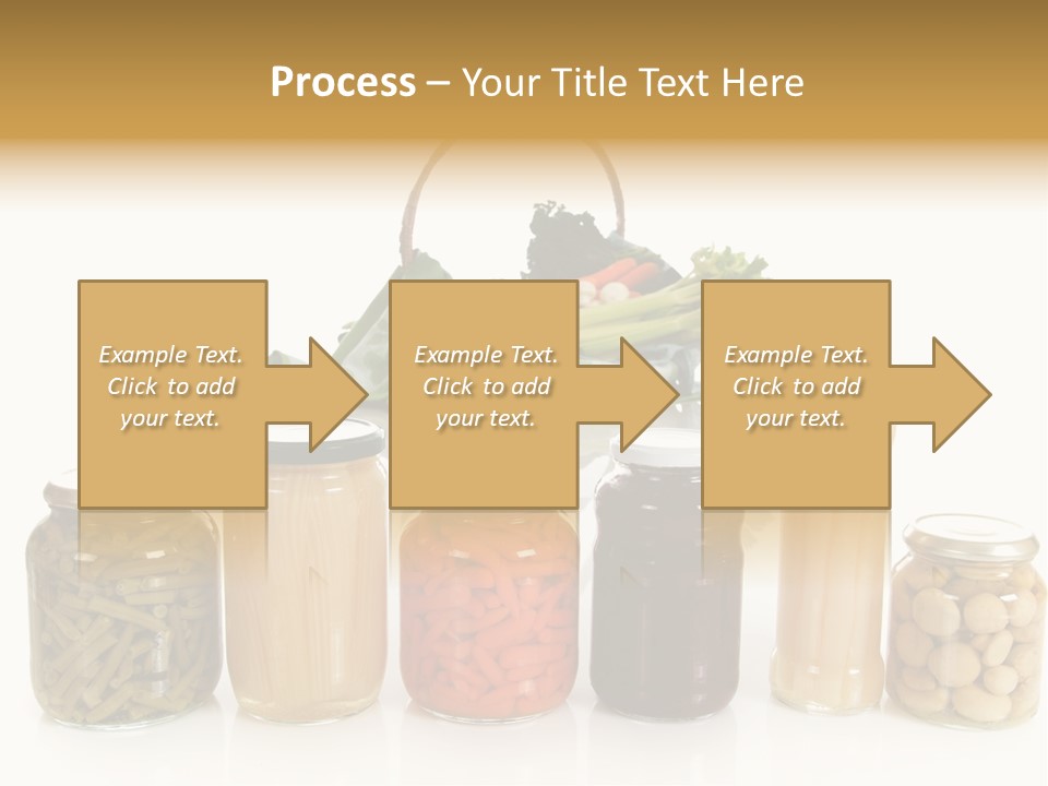 Jars White Corn PowerPoint Template
