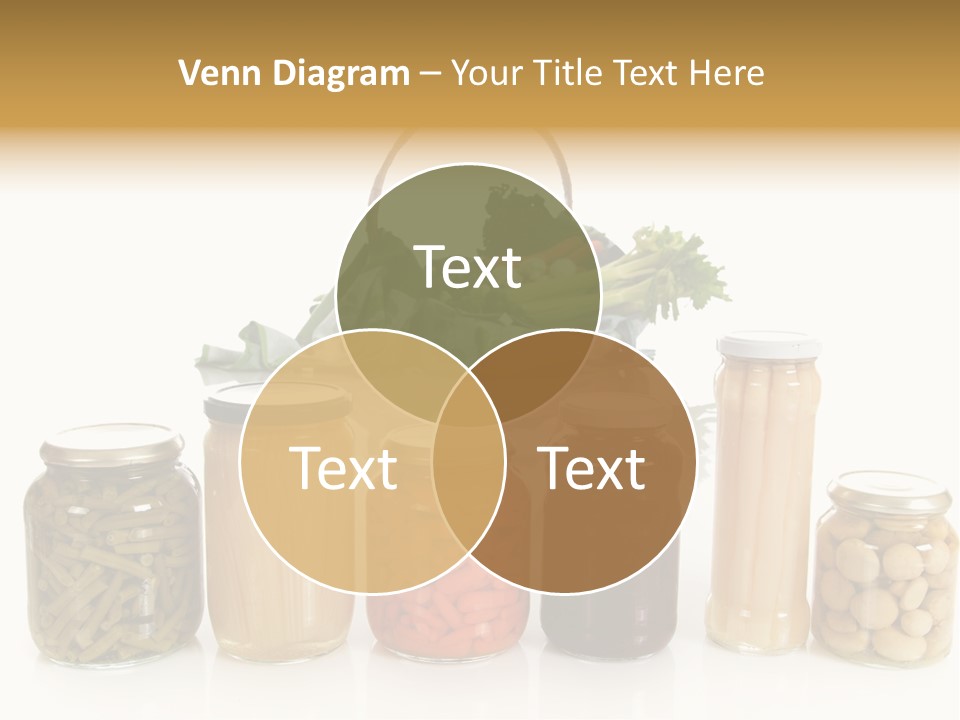Jars White Corn PowerPoint Template
