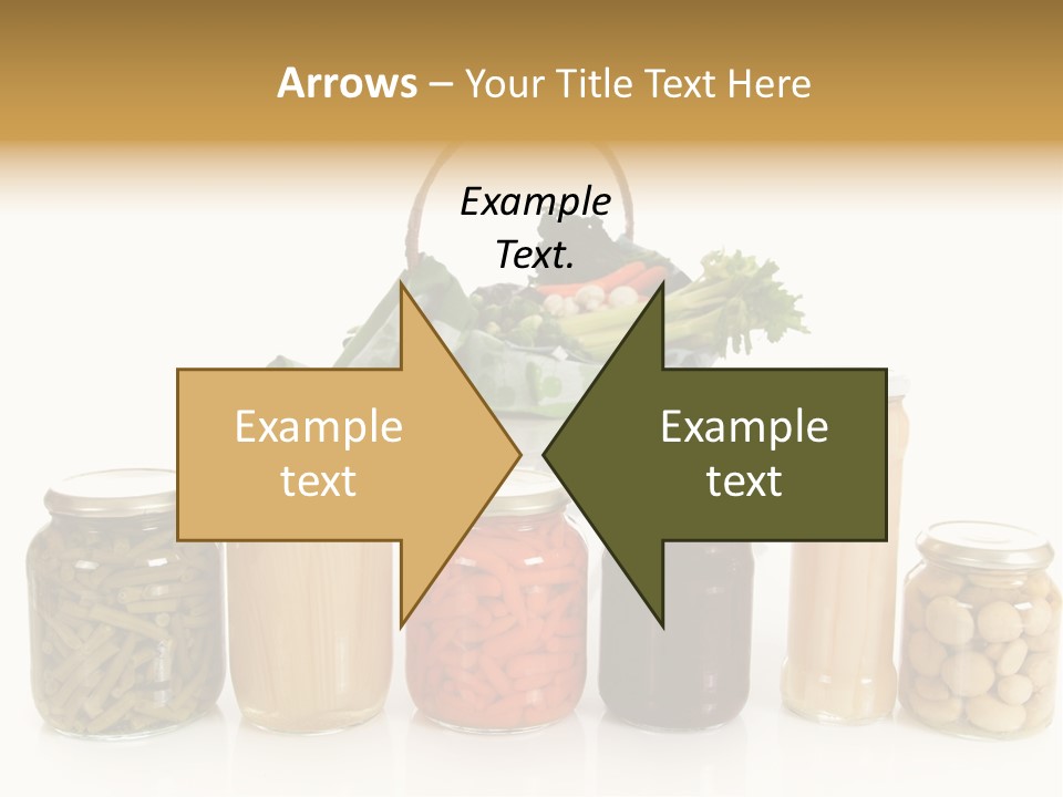 Jars White Corn PowerPoint Template