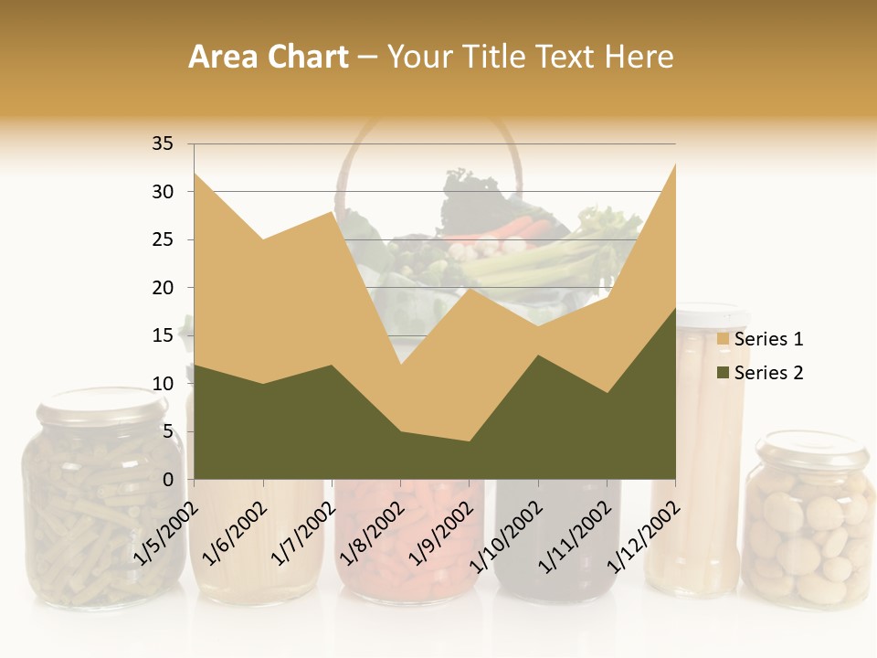 Jars White Corn PowerPoint Template
