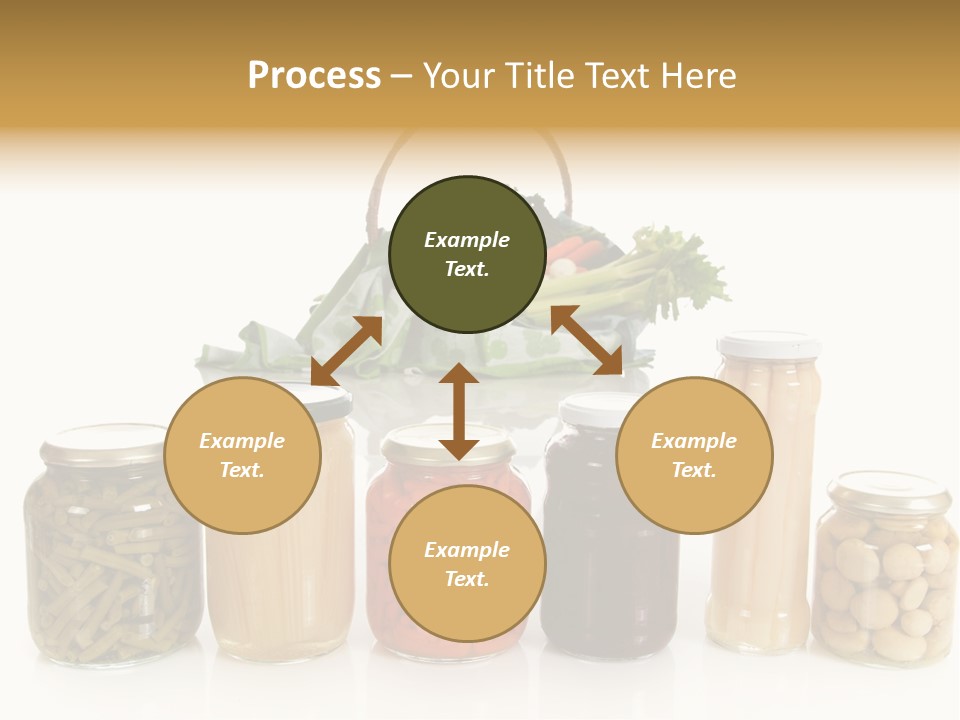 Jars White Corn PowerPoint Template
