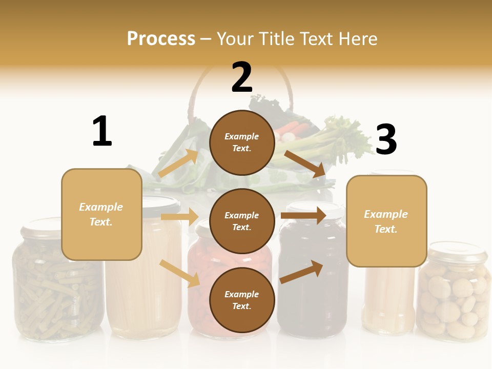 Jars White Corn PowerPoint Template