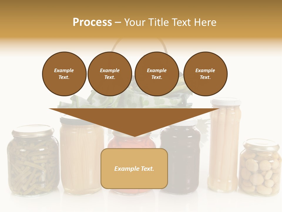 Jars White Corn PowerPoint Template