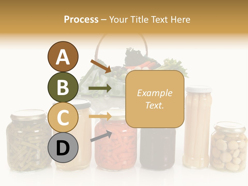 Jars White Corn PowerPoint Template