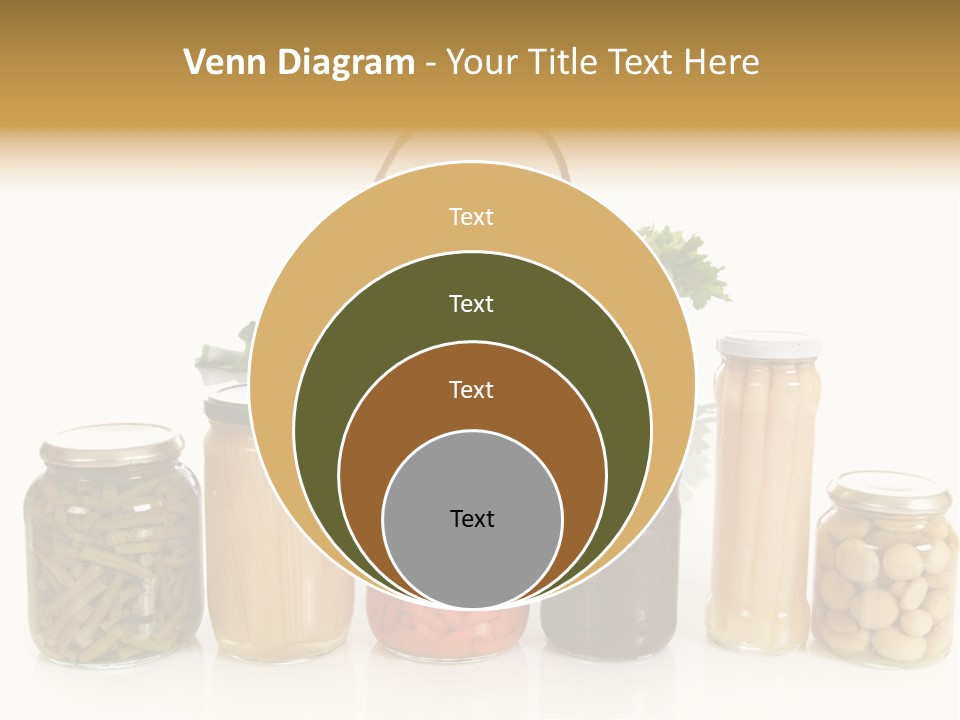 Jars White Corn PowerPoint Template
