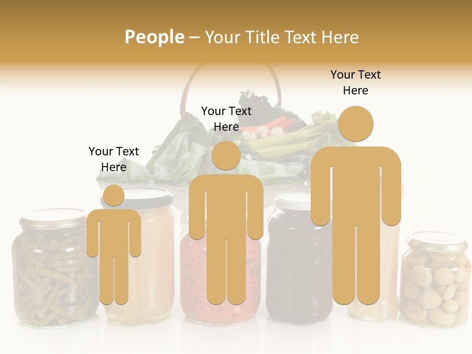 Jars White Corn PowerPoint Template