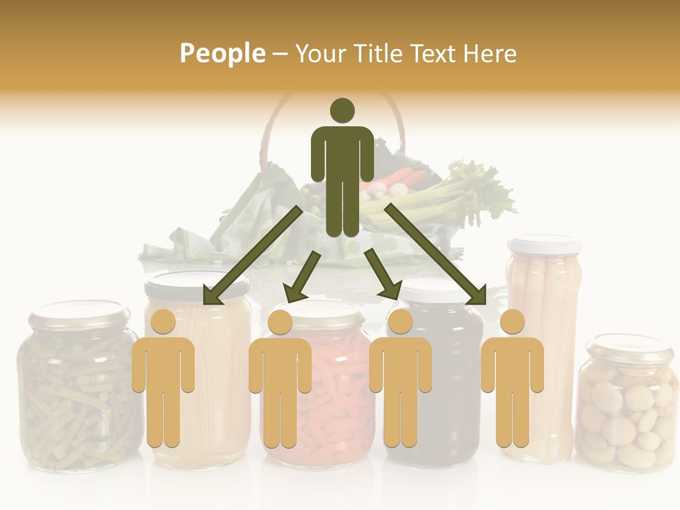 Jars White Corn PowerPoint Template