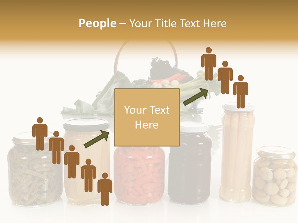 Jars White Corn PowerPoint Template