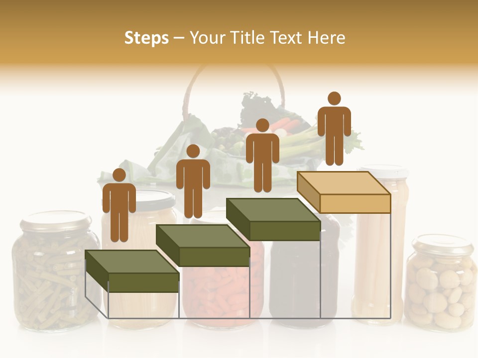 Jars White Corn PowerPoint Template