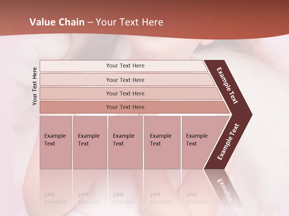 Girl Adorable Angel PowerPoint Template