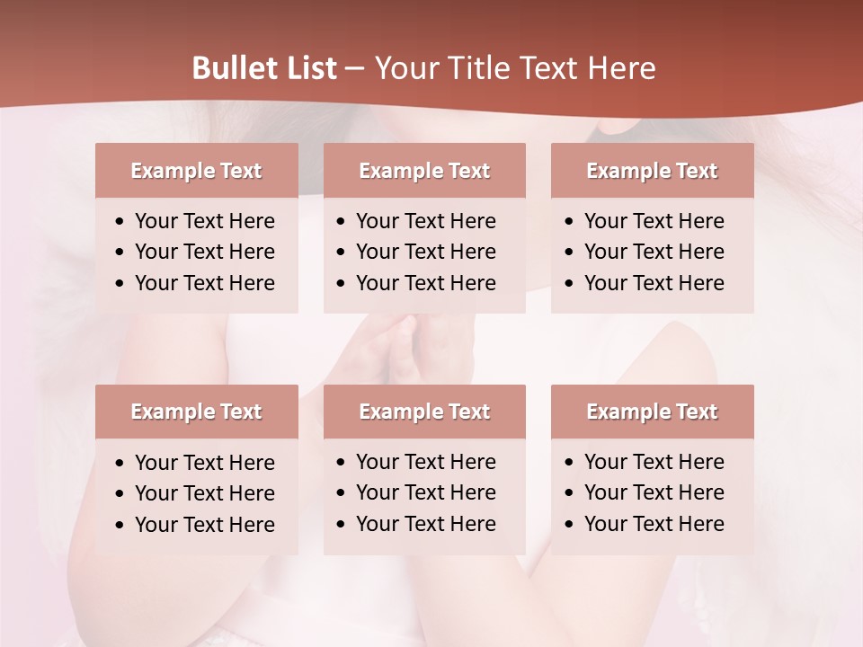 Girl Adorable Angel PowerPoint Template