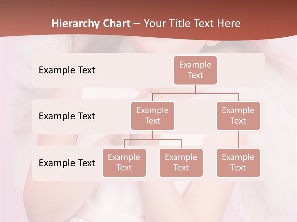 Girl Adorable Angel PowerPoint Template