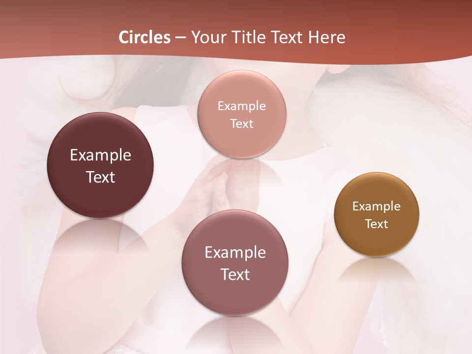 Girl Adorable Angel PowerPoint Template