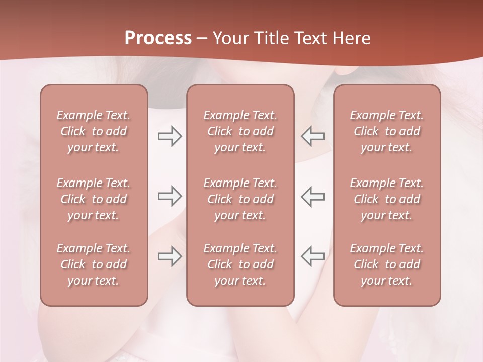 Girl Adorable Angel PowerPoint Template