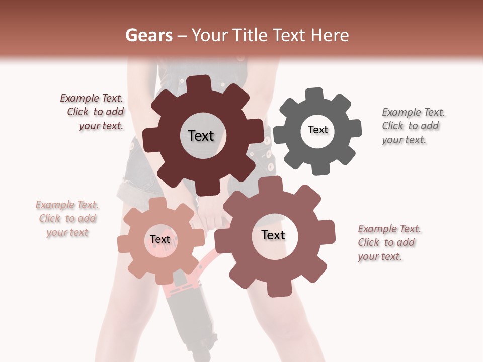 Electric Hammer Shoes PowerPoint Template